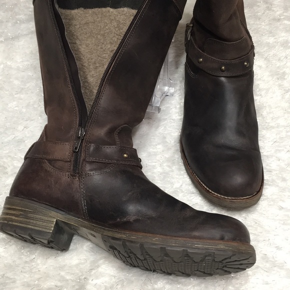 Tall brown boot eU 39 ERIC MICHAEL - Picture 7 of 8